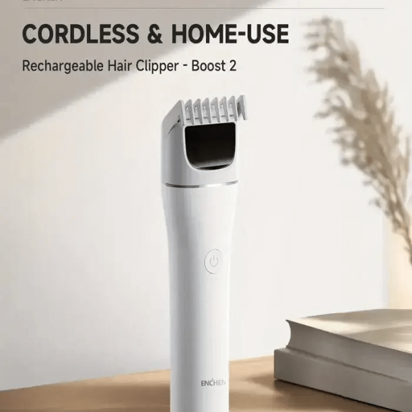 Enchen Boost 2 Hair Clipper – 2025 New Version (Black & White)